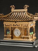 Desk clock Pagoda