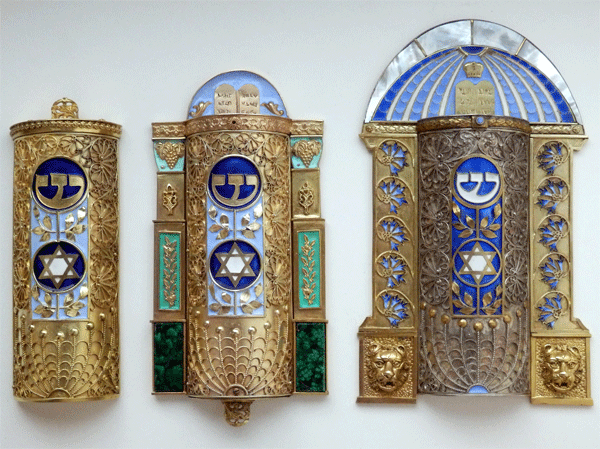 Set of Mezuzahs for a Reach Jews House