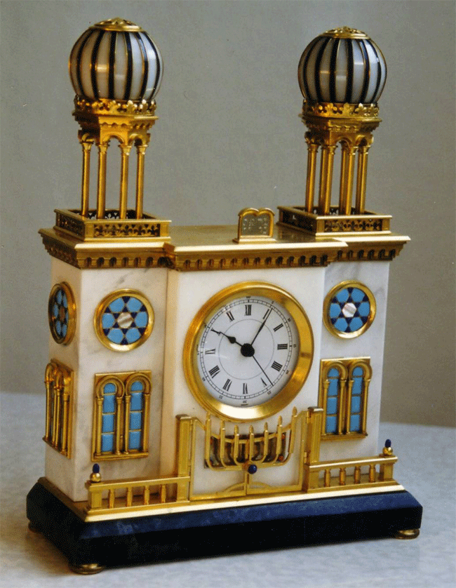 Часы каминные Синагога 2